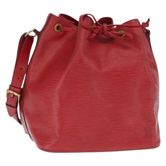 LOUIS VUITTON Handbags - Authentic LOUIS VUITTON Epi Petit Noe Shoulder Bag Red M44107 LV